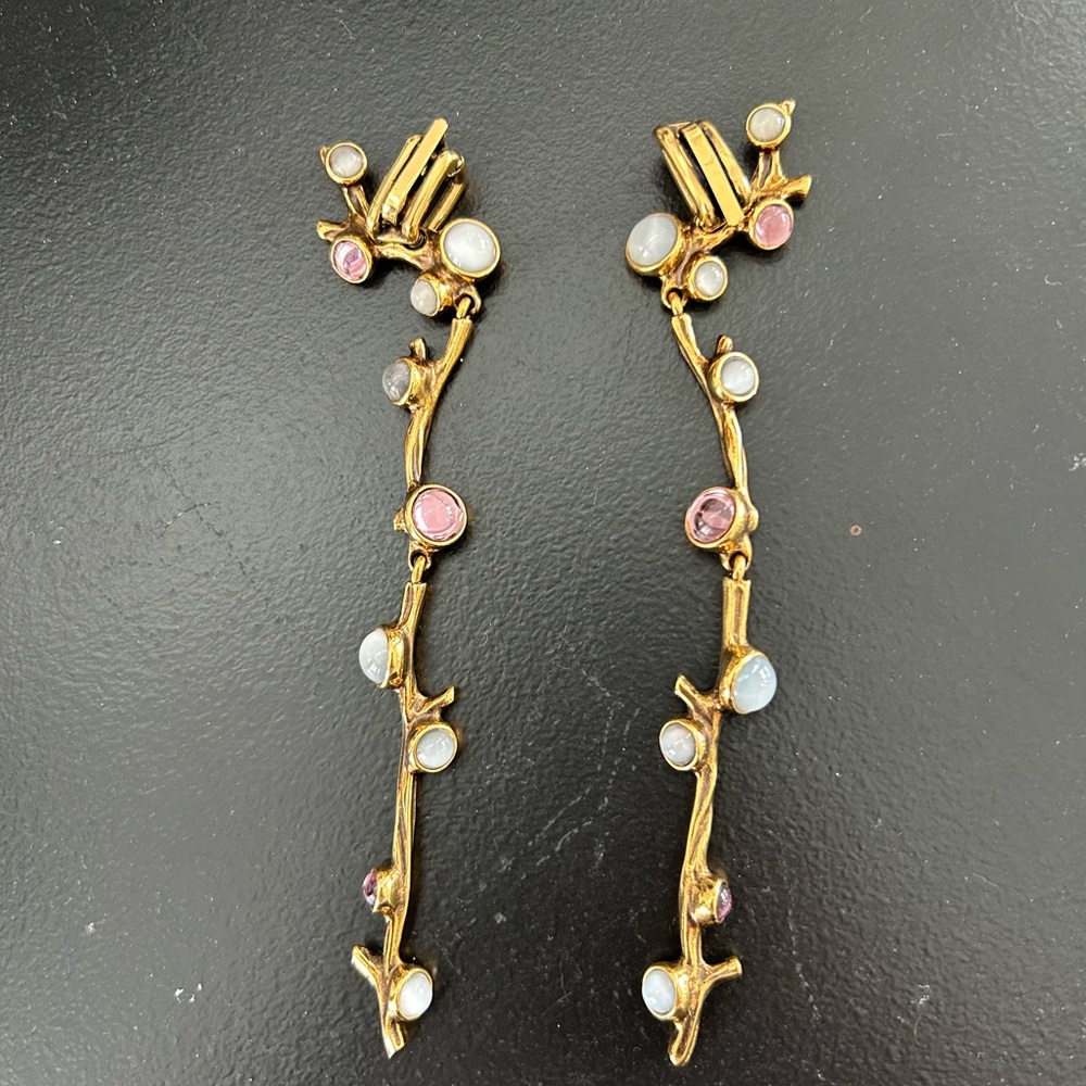 isabel marant NEW A WILD SHORE ASYMMETRIC EARRINGS Mfg $595